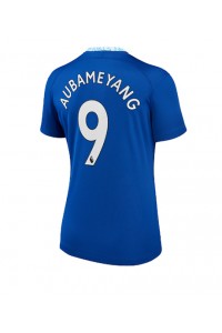 Fotbalové Dres Chelsea Aubameyang #9 Dámské Domácí Oblečení 2022-23 Krátký Rukáv